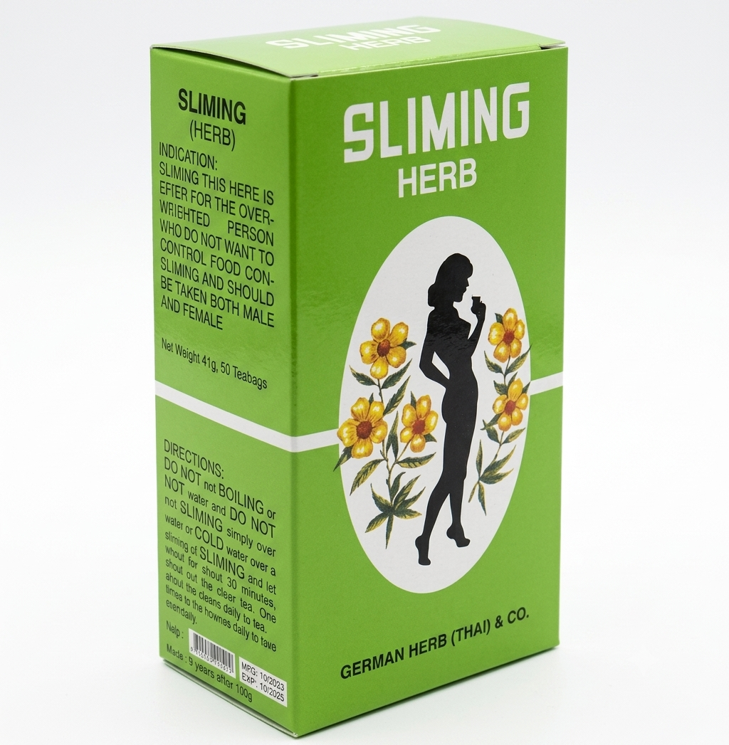 German Herb Thai Sliming Tea - 100% Authentic Weight Management Herbal Tea
