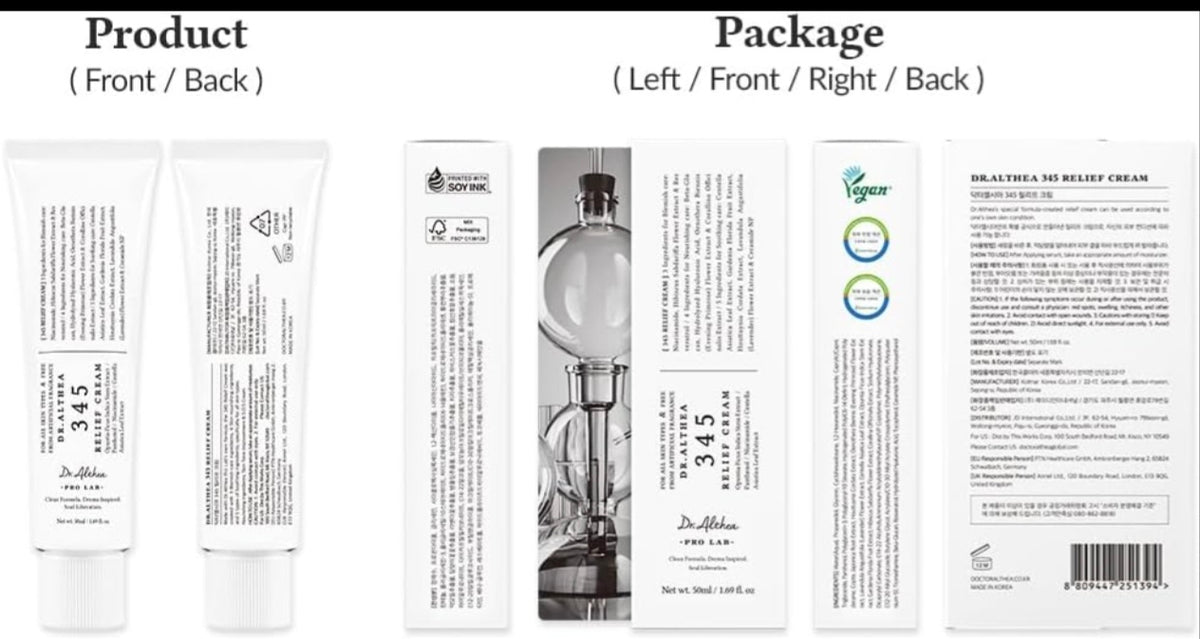 Dr. Althea 345 Relief Cream (Pack of 2 Bundle)